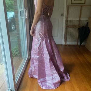 Jessica McClintock Barbie pink prom dress